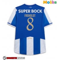 Moške Nogometnih dresov Porto Victor Froholdt #8 Domači 2025-26 Kratki rokavi